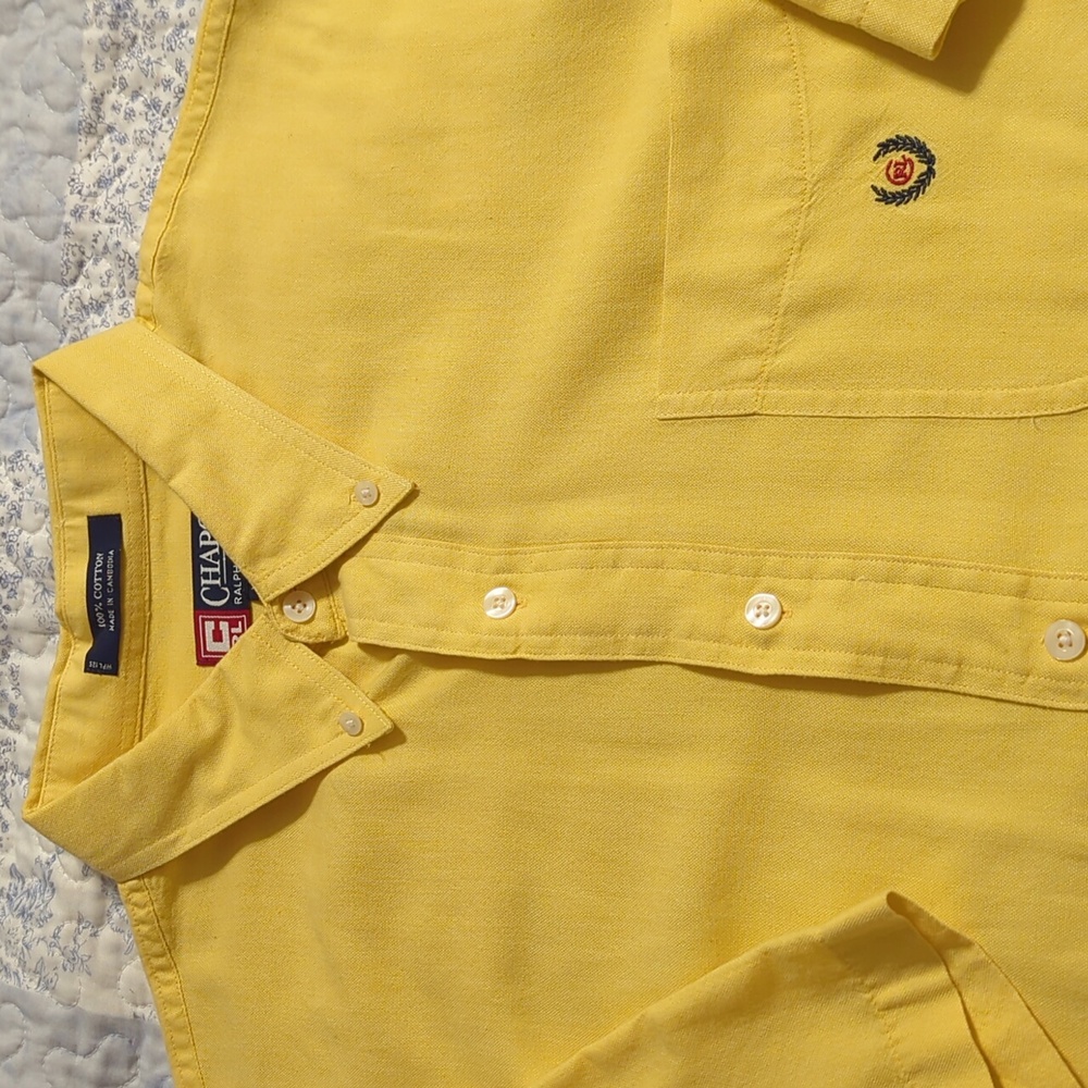 Chaps Short Sleeve Button Up Shirt - Picture 2 of 4